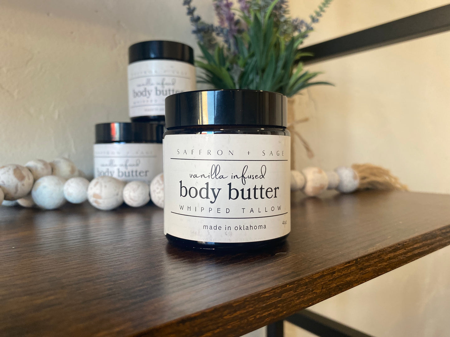 Saffron & Sage Whipped Tallow Body Butter