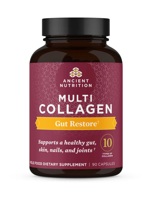 ANCIENT NUTRITION - Multi Collagen - Gut Restore - 90 Capsules