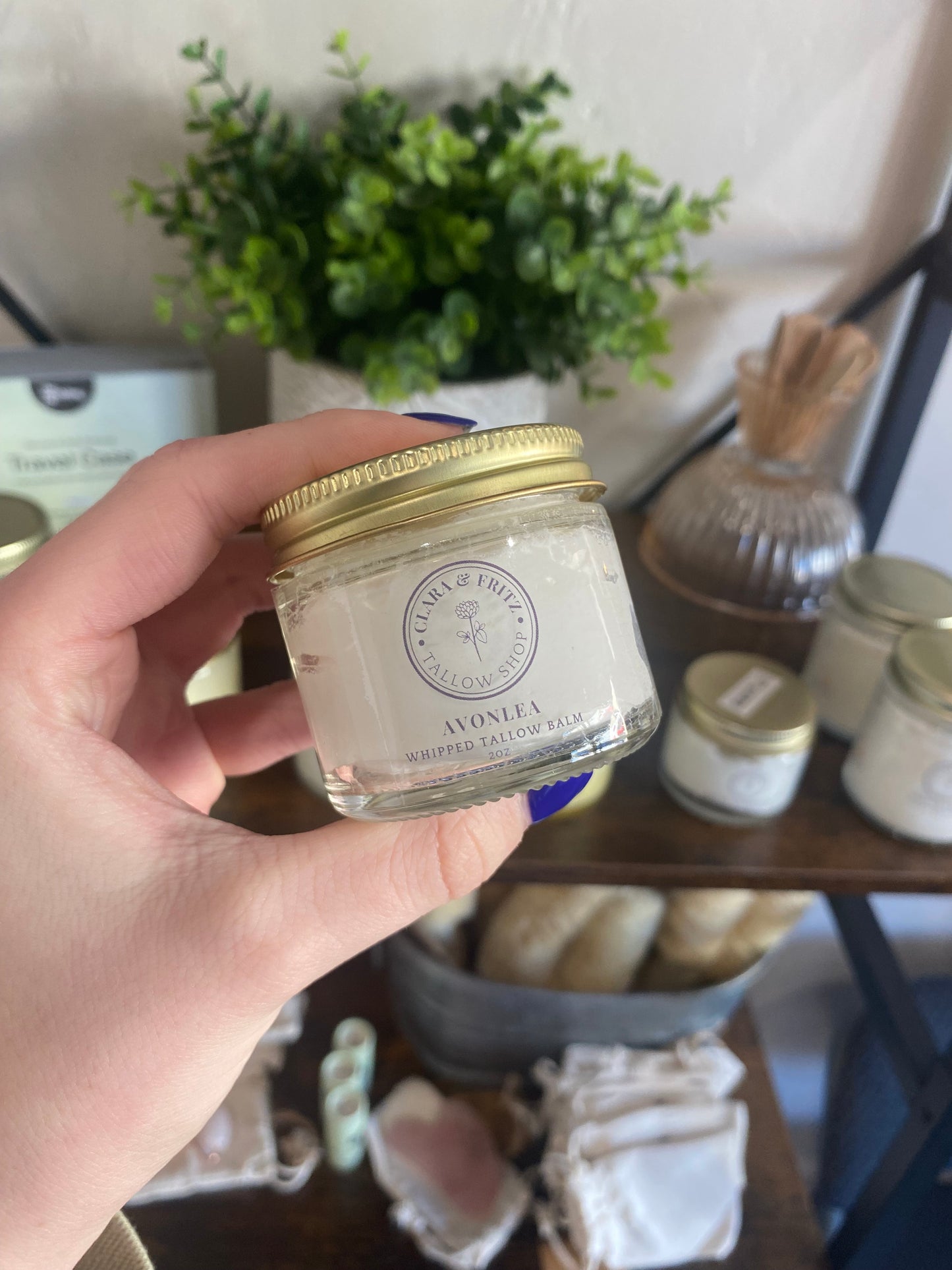 Clara & Fritz Avonlea Whipped Tallow Balm - Chamomile and Lavender - 2oz