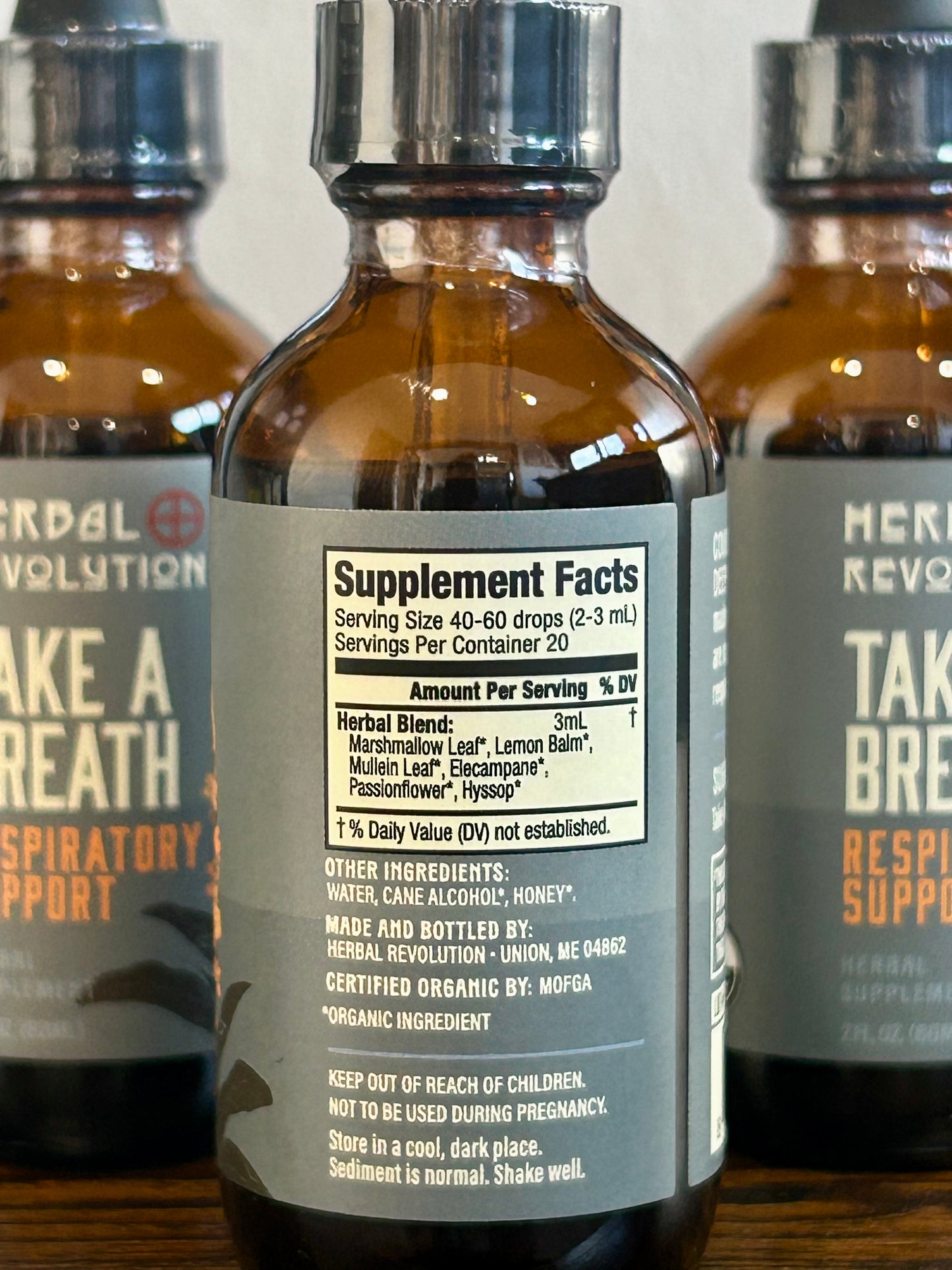 Herbal Revolution- Take a Breath: Respiratory support Drops 2oz