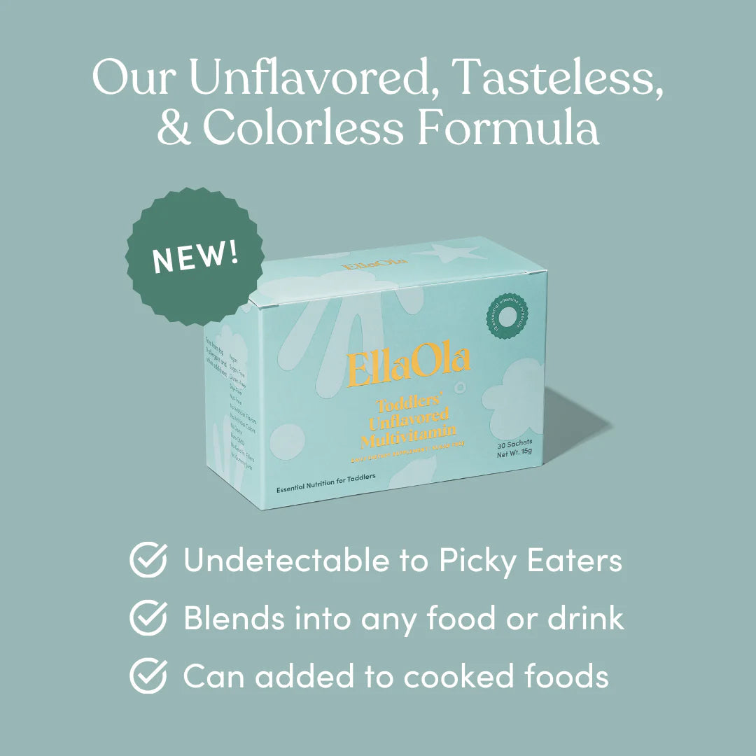 EllaOla - Toddlers Unflavored Multivitamin- Ages 1-3