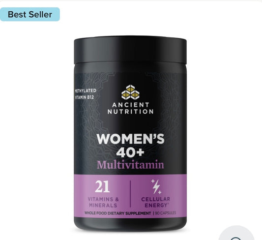 ANCIENT NUTRITION- Women’s 40+Daily Multivitamin - 90Ct