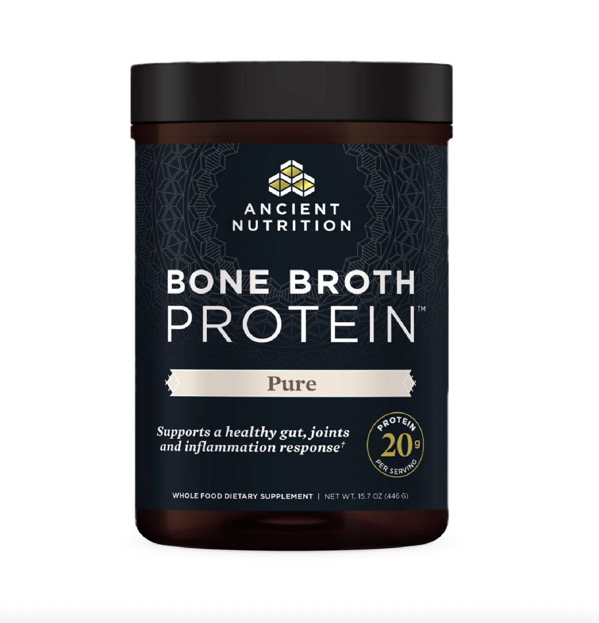ANCIENT NUTRITION - Bone Broth Protein  - 20 servings