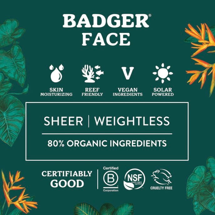 Badger - Face Mineral Sunscreen - SPF 30