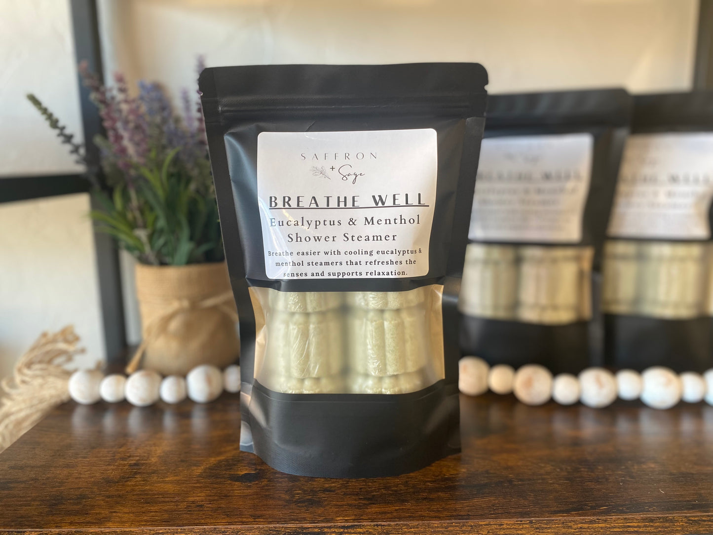 Saffron + Sage Eucalyptus & Menthol Shower Steamer