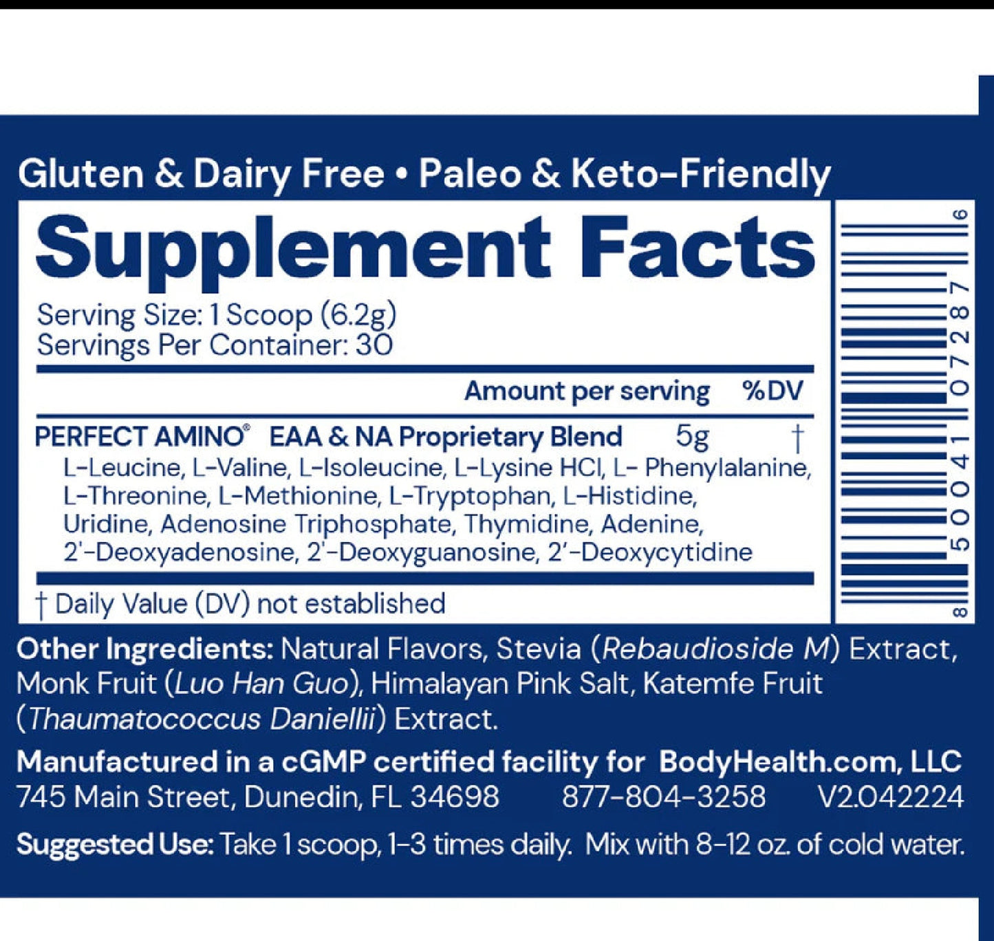 BODYHEALTH- Perfect amino powder - 30 servings