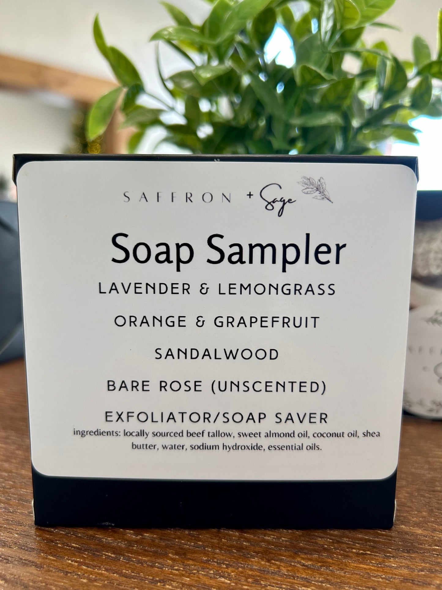 Saffron & Sage - Soap Sampler 5 piece set