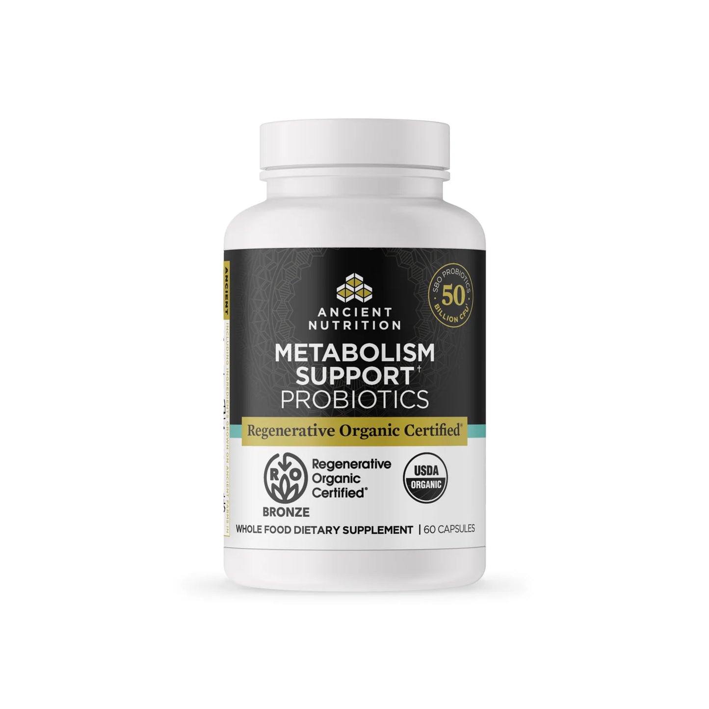 ANCIENT NUTRITION - Metabolism Support Probiotics - 60 Capsules
