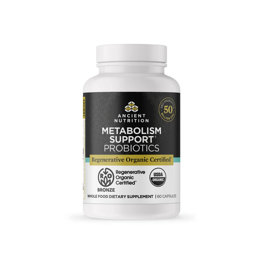 ANCIENT NUTRITION - Metabolism Support Probiotics - 60 Capsules