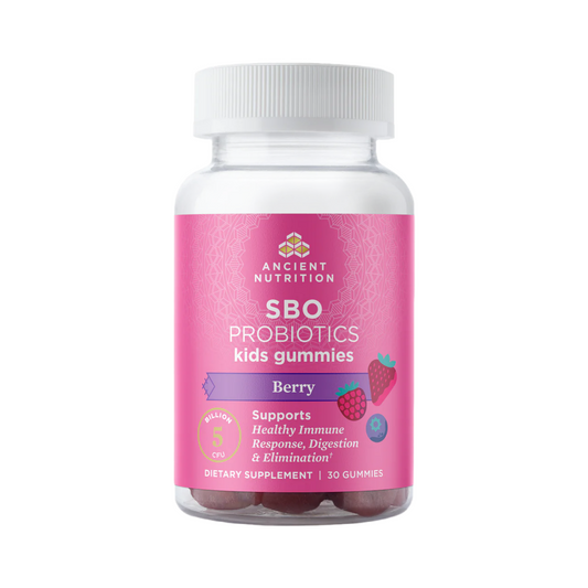 ANCIENT NUTRITION - SBO Probiotics - Kids Gummies - 30 gummies