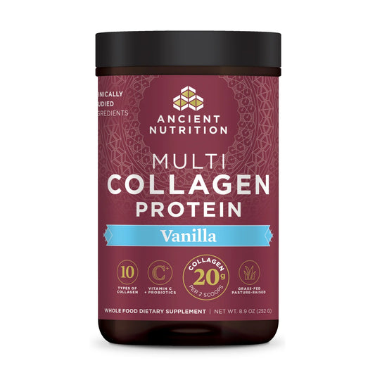 ANCIENT NUTRITION - Multi Collagen Protein - Vanilla - 24 servings