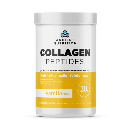 ANCIENT NUTRITION - Collagen Peptides - Vanilla - 12 servings