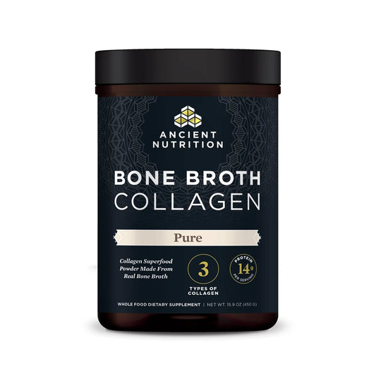ANCIENT NUTRITION - Bone Broth Collagen - Pure - 30 servings