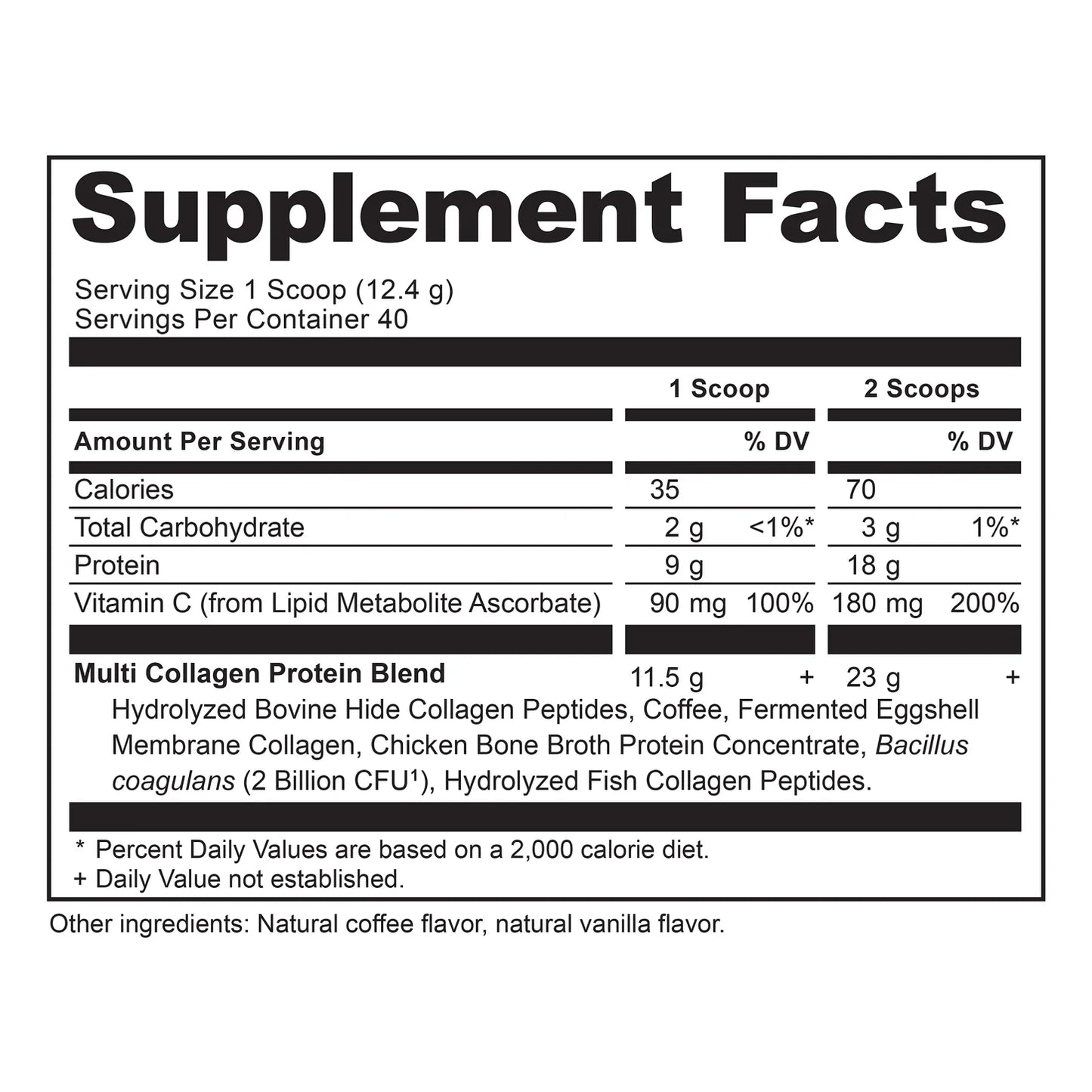ANCIENT NUTRITION - Multi Collagen Protein - Cold Brew - 40 servings