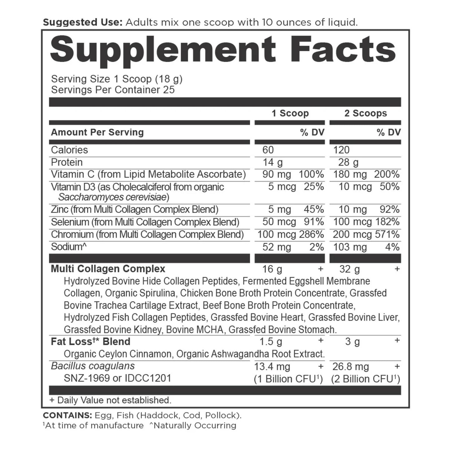 ANCIENT NUTRITION - Multi Collagen Advanced - Lean - Powder - Cinnamon - 25 servings