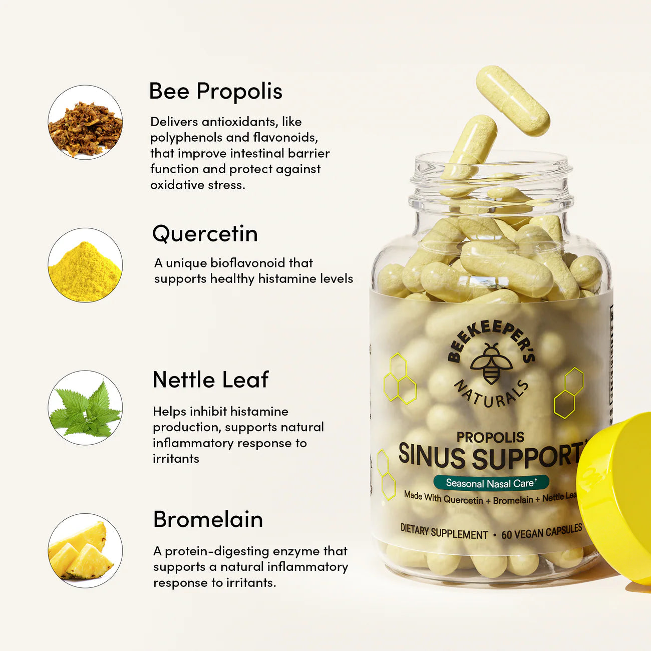 BEEKEEPERS- Propolis Sinus Support