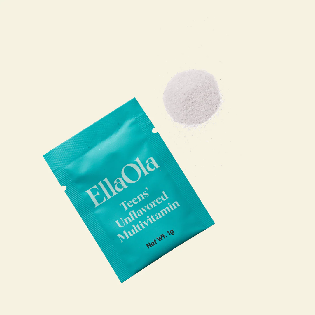 EllaOla - Teens Unflavored Multivitamin - Ages 13-18 yrs - 30ct
