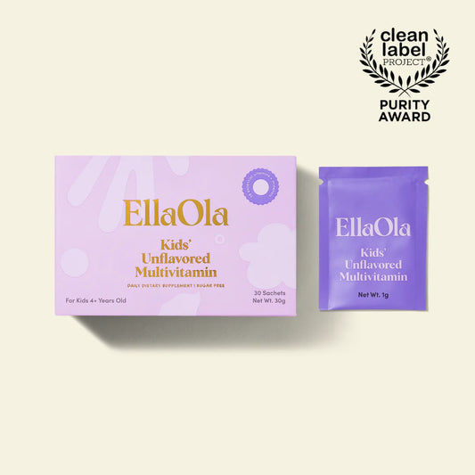 EllaOla - Kids Unflavored Multivitamin - Ages 4-12