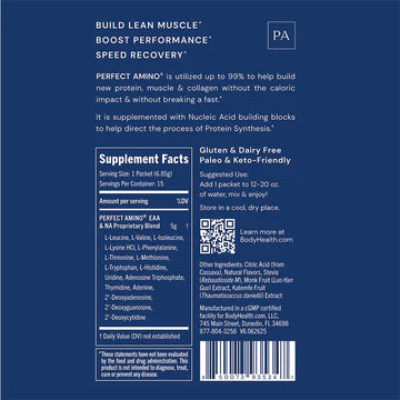 BodyHealth - Perfect Amino - Lemon Lime Pack