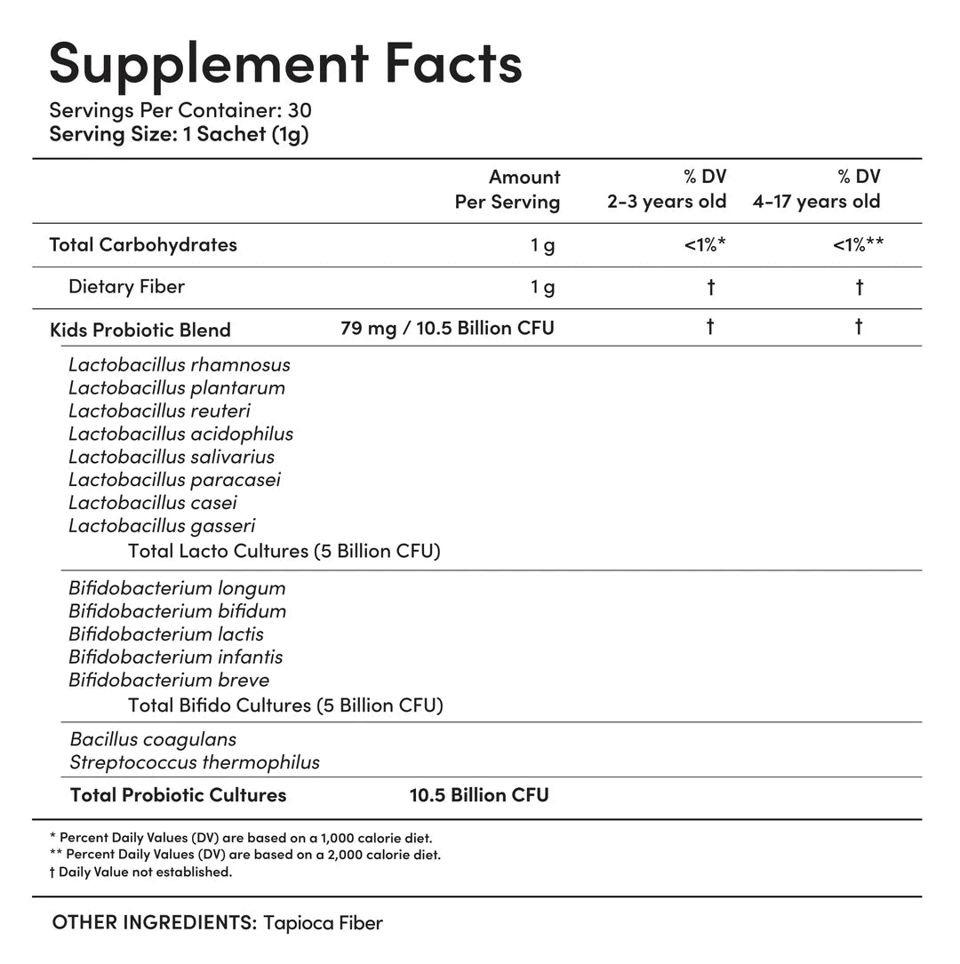 EllaOla - Kids Unflavored Prebiotic + Probiotic
