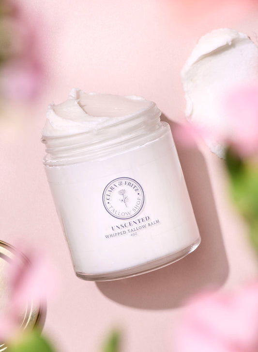 Clara & Fritz - Unscented Whipped Tallow Balm: 4 fl oz