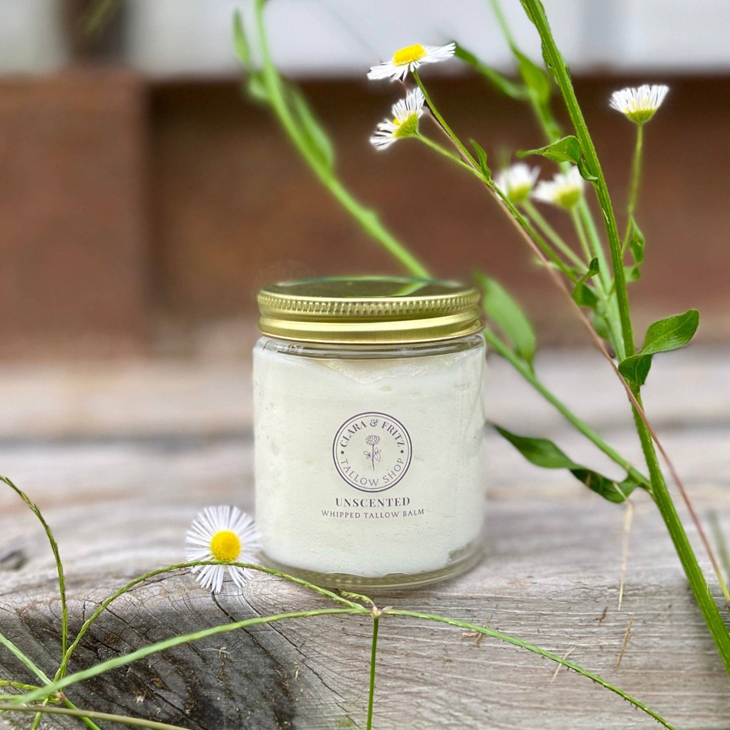 Clara & Fritz - Unscented Whipped Tallow Balm: 4 fl oz